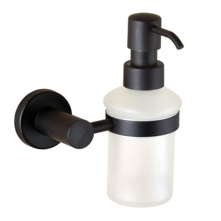 Дозатор черного цвета для  жидкого мыла