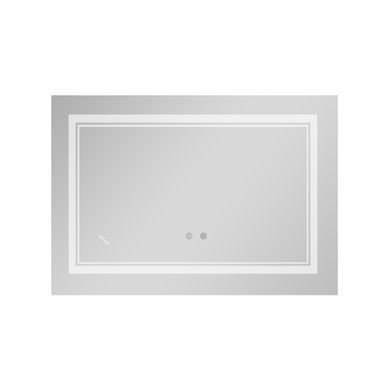 Зеркало Qtap Cardinal (CA1) 800х600 с LED-подсветкой Touch, с антизапотеванием, с диммером, рег. темп. цвета (3000-6500K) Reverse QT0478C8060
