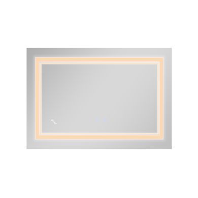 Зеркало Qtap Cardinal (CA1) 800х600 с LED-подсветкой Touch, с антизапотеванием, с диммером, рег. темп. цвета (3000-6500K) Reverse QT0478C8060