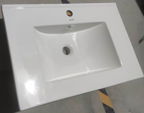 Раковина меблева Mixxus Premium CUBIC-1502 710х460х170mm з отвором під змішувач та переливом (MP6496)
