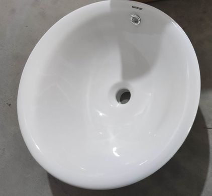 Раковина врізна на стільницю MIXXUS PREMIUM TOPPER-1601 470х470х180mm з переливом (MP6571)