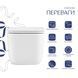 Унитаз подвесной Qtap Gemini Ultra Quiet 485&times;340&times;350 мм, White, с сиденьем Slim Duroplast / Soft-close / Quick Release QTTAU26W49119