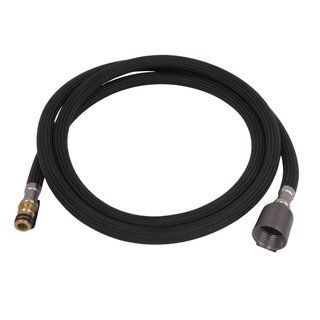Шланг Qtap (1500х11,5х11,5) для смесителя для кухни с выдвижным изливом Vlasta New Gunmetal Black PVD QTVLA1500115115GMB49656