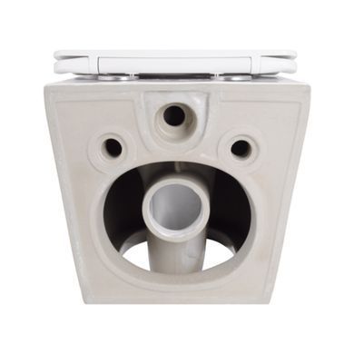 Унитаз подвесной Qtap Robin New безободковый с сиденьем Soft-close QT13332381АSW