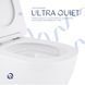 Унитаз подвесной Qtap Robin New безободковый с сиденьем Soft-close QT13332381АSW