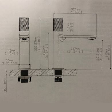 Змішувач для раковини Qtap Brno 1067103K