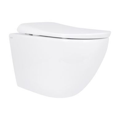Унитаз подвесной Qtap Robin ML Ultra Quiet 490&times;365&times;325 мм, с сиденьем Soft-close MagLock, White QTROBML26W49621