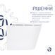 Унитаз подвесной Qtap Scorpio ML Ultra Quiet 490&times;365&times;325 мм, с сиденьем Soft-close MagLock, White QTSCOML26W49622