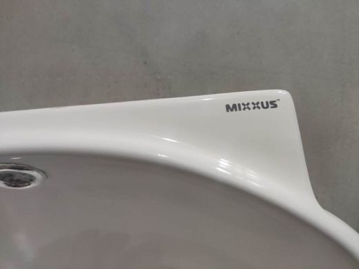 Раковина підвісна Mixxus Premium DIVERSE-1201-R 400х215х140mm з отвором під змішувач та переливом (MP6506)