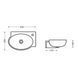 Раковина Qtap Leo 430x285x160 White QT11111008RW