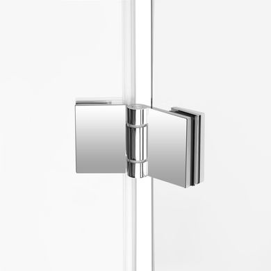 Душевая кабина Qtap Capricorn CRM10128RC6 120x80 см, стекло Clear 6 мм, покрытие CalcLess без поддона