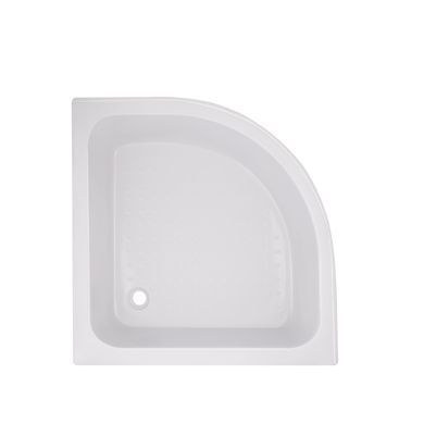 Lidz Latwa SC90x90.SAT.MID.FR Душевая кабина полукруглая, стекло Frost 4 мм + Lidz Душевой поддон KAPIELKA ST90x90x26, с панелью
