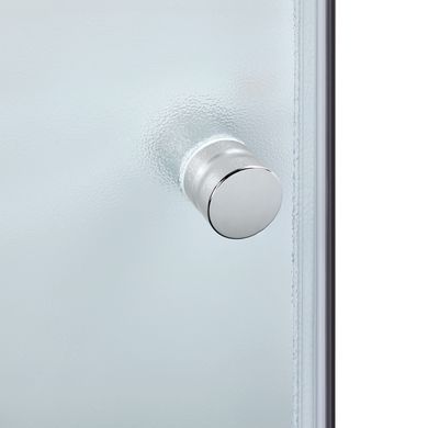 Lidz Latwa SC90x90.SAT.MID.FR Душевая кабина полукруглая, стекло Frost 4 мм + Lidz Душевой поддон KAPIELKA ST90x90x26, с панелью