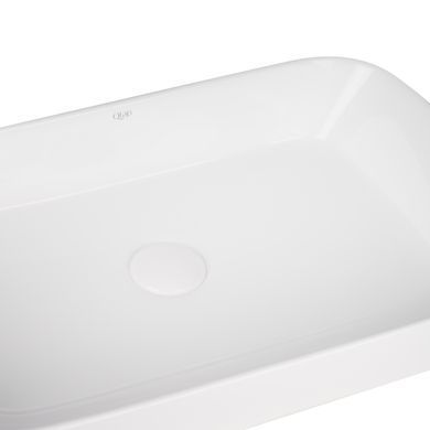 Раковина-чаша Qtap Scorpio 550х390х120 White с донным клапаном QT14112243W