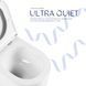Унитаз подвесной Qtap Taurus безободковый с сиденьем Soft-close QTTAU26W45428