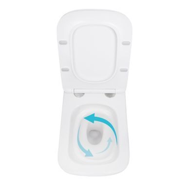 Унитаз подвесной Qtap Tern с сиденьем Soft-close QT17332303ASW