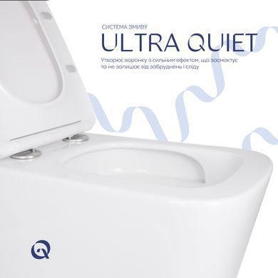 Унитаз подвесной Qtap Tern с сиденьем Soft-close QT17332303ASW