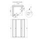 Душевая кабина Qtap Pisces BLA107-9SC5 75-90x75-90 см, стекло Clear 5 мм без поддона
