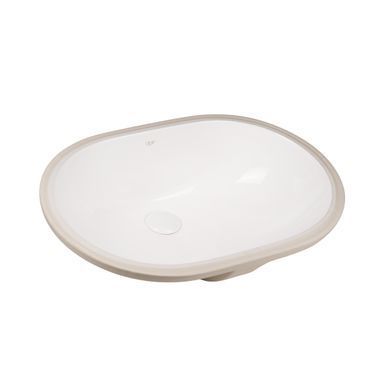 Раковина Qtap Stork 560x395x195 White с донным клапаном QT15116030W