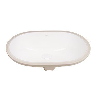 Раковина Qtap Stork 560x395x195 White с донным клапаном QT15116030W