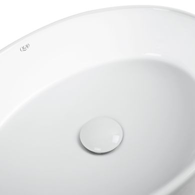Раковина-чаша Qtap Kolibri 500x360x140 White з донним клапаном QT10113054W