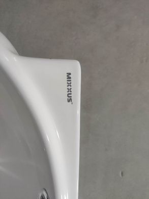 Раковина підвісна Mixxus Premium DIVERSE-1201-L 400х215х140mm з отвором під змішувач та переливом (MP6507)