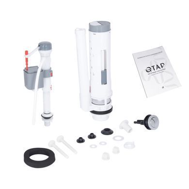 Унитаз-моноблок напольный Qtap Kolibri Ultra Quiet безободковый с сиденьем Soft-close WHITE QT10226380W