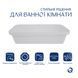 Комплект Qtap Scorpio: Раковина врезная прямоугольная 615х390х150 мм White + Донный клапан PU02