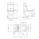 Унитаз-моноблок напольный Qtap Kolibri Ultra Quiet безободковый с сиденьем Soft-close WHITE QT10226380W