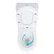 Унитаз-моноблок напольный Qtap Kolibri Ultra Quiet безободковый с сиденьем Soft-close WHITE QT10226380W