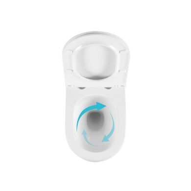 Унитаз подвесной Qtap Taurus Ultra Quiet 515&times;360&times;350 мм, White, с сиденьем Slim Duroplast / Soft-close / Quick Release QTTAU26W49116