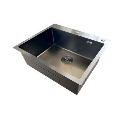 Мийка Mixxus MH6050 Micro Decor Graphite (3.0/0.8) з нерж. сталі (колір графіт) (MI8221)