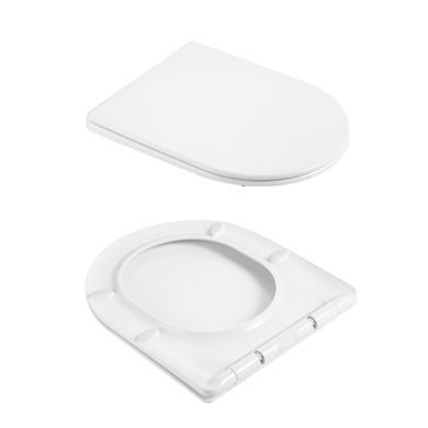 Унитаз подвесной Qtap Taurus Ultra Quiet 515&times;360&times;350 мм, White, с сиденьем Slim Duroplast / Soft-close / Quick Release QTTAU26W49116