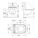 Унитаз подвесной Qtap Tern New Ultra Quiet с сиденьем с сиденьем Soft-Close MATT BLACK QT17332303ASMB