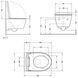Унитаз подвесной Qtap Taurus Ultra Quiet 515&times;360&times;350 мм, White, с сиденьем Slim Duroplast / Soft-close / Quick Release QTTAU26W49116
