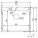 Мийка Mixxus MH6050 Micro Decor Graphite (3.0/0.8) з нерж. сталі (колір графіт) (MI8221)