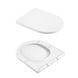 Унитаз подвесной Qtap Taurus Ultra Quiet 515&times;360&times;350 мм, White, с сиденьем Slim Duroplast / Soft-close / Quick Release QTTAU26W49116