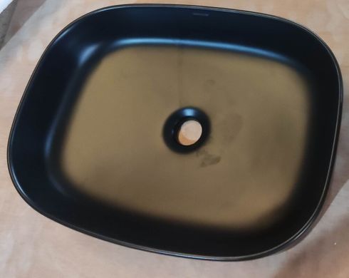Раковина накладна Mixxus Premium BEVEL-0103 BLACK 510х370х120mm (MP6520)