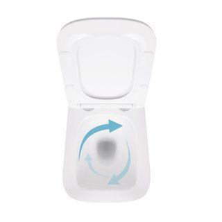 Унитаз подвесной Qtap Crow безободковый с сиденьем Soft-close QT05335171W