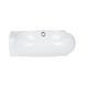 Раковина Qtap Leo 420x280x150 White с донным клапаном QT11115011LW