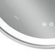 Зеркало Qtap Gemini 800х700 с LED-подсветкой Touch, с антизапотеванием, с диммером, рег. темп. цвета (3000-6500K) Reverse QT2578R8071W