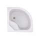 Lidz Latwa SC90x90.SAT.HIGH.GR Душевая кабина полукруглая, стекло тон 4 мм + Lidz Душевой поддон KAPIELKA ST90x90x41, с панелью