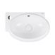Раковина Qtap Leo 420x280x150 White с донным клапаном QT11115011LW