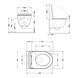 Унитаз подвесной Qtap Robin ML Ultra Quiet 490&times;365&times;325 мм, с сиденьем Soft-close MagLock, White QTROBML26W49621