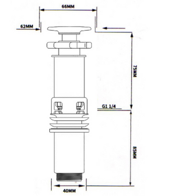 Раковина накладна Mixxus Premium STYLE-0201 520х375х140mm з донним клапаном та отвором під змішувач (MP6511)