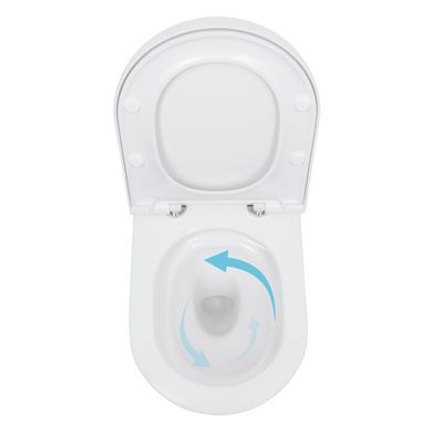Унитаз подвесной Qtap Scorpio ML Ultra Quiet 490&times;365&times;325 мм, с сиденьем Soft-close MagLock, White QTSCOML26W49622