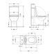 Унитаз напольный Qtap Scorpio Ultra Quiet безободковый с сиденьем Soft-Close MATT BLACK QT14226088AMB