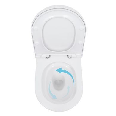 Унитаз подвесной Qtap Scorpio ML Ultra Quiet 520&times;365&times;365 мм, с сиденьем Soft-close MagLock, White QTSCOML26W49624