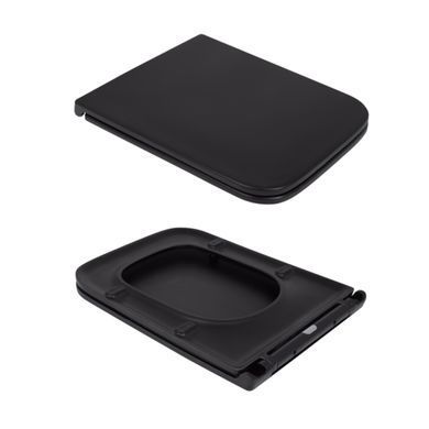 Унитаз подвесной Qtap Gemini безободковый с сиденьем Soft-close QT2533076EUQMB