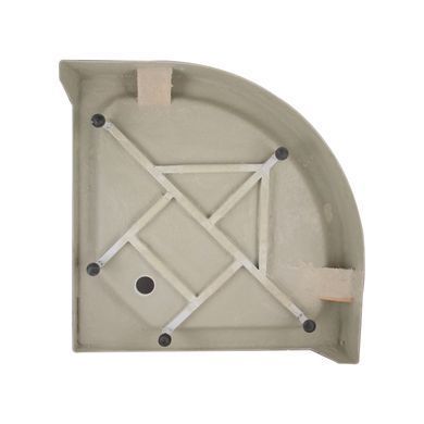 Душевая кабина Lidz Latwa SC80x80.SAT.LOW.GR, стекло тон. 4 мм + Lidz Душевой поддон KAPIELKA ST80x80x15